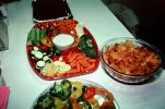 Vegetable Plates, Peppers, carrots, Finger Food, FTCV01P14_01