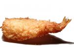 Deep Fried Golden Shrimp, seafood, shellfish, deep-fried, photo-object, object, cut-out, cutout