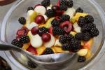 Fruit Bowl, Spoon, Blackberries, Pears, FTFD01_070