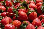Strawberries, texture, background, FTFV01P11_12.0953