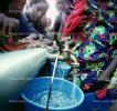 Fresh Water Dispensers, Potable, Girls, Refugee Camp, Somalia, FWWV01P01_17B