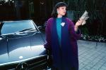 Mercedes Benz, Rich Woman, Paper Money, Cash, GCMV01P06_13