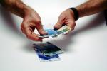 Euro bill, Paper Money, Cash, GCMV02P01_14