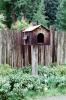 Mailbox, mail box, bird house, fence, GCPV01P05_01