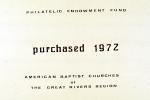 Philatelic Endowment Fund, Purchased 1974, 1970s, GCPV01P07_10