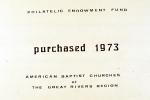 Philatelic Endowment Fund, 1973, GCPV01P11_04