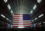 Moffett Field Airship Hangar, Old Glory, USA, United States of America, Star Spangled Banner, GFLV01P01_17