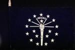 Indiana, State Flag, Fifty State Flags, GFLV01P08_10