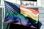 Rainbow Flag, United States of America, American, USA, Fifty State Flags, GFLV01P12_18