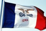 Iowa, State Flag, USA, Fifty State Flags, GFLV02P06_16