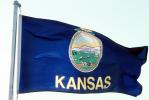 Kansas, State Flag, Fifty State Flags, GFLV02P07_01