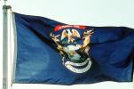Michigan, State Flag, Fifty State Flags, GFLV02P07_19