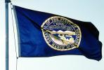 Great Seal of the State of Nebraska, State Flag, Fifty State Flags, GFLV02P08_08