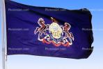 Pennsylvania, State Flag, Fifty State Flags, GFLV02P09_17