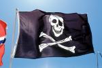 Jolly Roger, Pirate Flag, Pirate, Skull and Crossbones, GFLV03P08_15