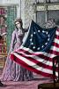 Betsy Ross, Original Thirteen Colonies, USA, American Revolution, GFLV03P10_08C