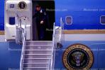 presidential seal, Air Force One, Steps, Door, Doorway, GNUV01P03_05
