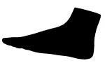 Foot, Silhouette, logo, shape, HAWV01P03_14M