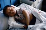 Broken Arm, Toddler, boy, sleeping, bed, China, HHPV01P08_03