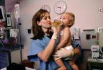 Patient, Baby, Infant, Pediatrics, Doctor, Nurse, Pediatrician, Bottle Feeding, Clock, HHPV02P04_04