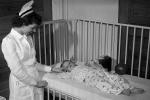 Patient, Nurse, resting, recuperating, 1940s, HHPV02P09_19B