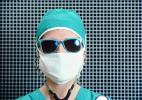 Woman Doctor, Glasses, Mask, Cap, Surgeon, HHSV01P05_04