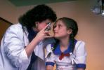 Doctor and girl patient, ear examination, otoscope, ear scope, Female, Woman, HODV01P07_06