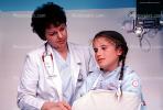 Doctor and girl patient, Broken Arm, Arm Sling, Pigtails, Female, Woman, HODV01P08_11