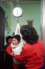 Weighing a Baby, Scale, Mother, toddler, Well Baby Clinic, Colonia Flores Magon