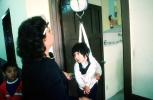 Weighing a Toddler, Well Baby Clinic, Colonia Flores Magon
