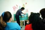 Teaching Mothers how to take care of their Children, Well Baby Clinic, Colonia Flores Magon, HOFV01P07_14