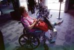 Woman with Broken Leg, Wheel Chair, HPWV01P08_11