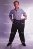 Man shows off weight loss, baggy pants, HWDV01P02_09B