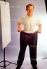 Man shows off weight loss, baggy pants, HWDV01P03_01