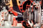 R-2800, gears, cut away, cutaway, cross section, Radial, opened up, Pratt & Whitney, IAPV01P06_16