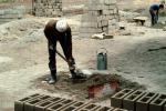 gravel, Aggergate, mixing cement, making bricks, brickmaking, ICBV01P01_08B