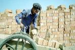 Bricks, Brickmaking, Linxia, Gansu, China
