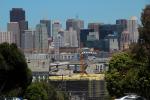 scaffolding, San Francisco skyline, cityscape, buildings, highrise, Tower Crane, ICCD01_134