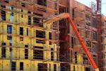Telescopic Forklift, Telehandler delivers lumber, scaffolding, ICCD01_167