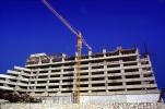 Tower Crane, building a hotel, Cancun, Mexico, ICCV02P03_18