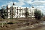 apartment building, crane in Moscow, trees, ICCV03P04_15