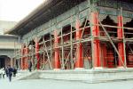temple, building, scaffolding, Beijing, China, ICCV03P05_05