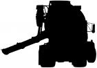 cement mixer truck silhouette, logo, shape