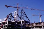 Tower Crane, Construction of Pac Bell Park, San Francisco, California, Pacbell Ballpark Construction, ICCV07P04_01