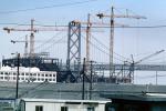 tower cranes, Pacbell Ballpark construction, ICCV07P05_10