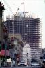 Steel Frames, building the Marriott Hotel, Yerba Buena Gardens, ICCV07P15_06