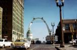 Cars, Chevy Impala, Gateway Arch, Saint Louis, Missouri, 1965, 1960s, ICCV09P14_07B