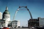 Cars, Chevy Impala, Gateway Arch, Saint Louis, Missouri, 1965, 1960s, ICCV09P14_08