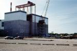 Nuclear Power Plant construction, cars, crane, building, ICCV09P14_18