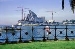 Construction of the, Sydney Opera House, Harbour, Cranes, Art Complex, Australia, Harbor, ICCV09P15_16